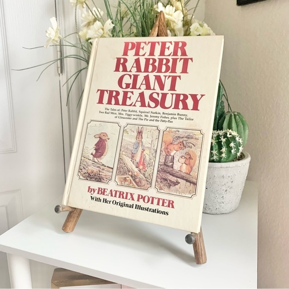 1980 Peter Rabbit Giant Treasury by Beatrix Potter Children’s Story Book